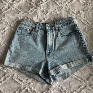 Abercrombie & Fitch Light Blue Jean Shorts